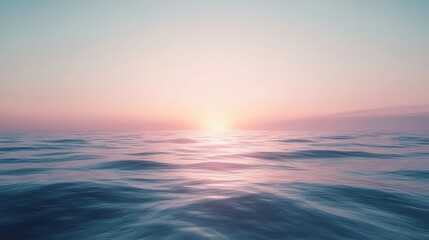 Obraz premium Long exposure of the sea at sunset. minimalist backgrounds. Ultra realistic. Photorealistic hypermaximalist advertising photography hyper realistic fine detail