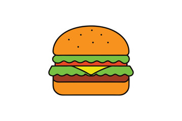 hamburger on a plate