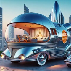 75 Retro Futurism A vision of the future from the s with the hou
