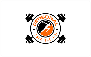 Illustration graphic vector of personal trainer logo design template