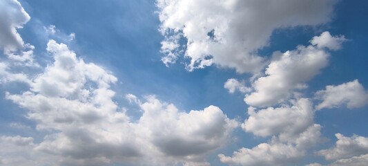 Blue sky and clouds for background