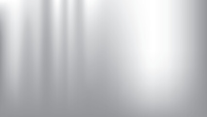 Abstract gray and white color gradient background with curtain pattern, ripple texture template. Vector illustration.