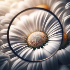 66 A Close Up of a Daisy Petal A magnified view of a daisy petal