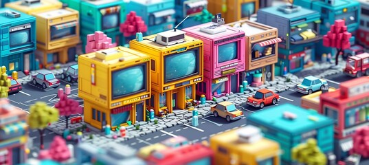 Illustration of smart classrooms powered AI where artificial intelligence manages classroom dynamics creating a seamless and efficient educational environment