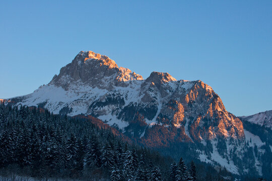 Dent d'oche en hiver