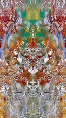 Abstract art background . Hand painting artwork on canvas .