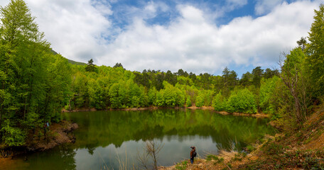 Yalova forest and bottomless lake