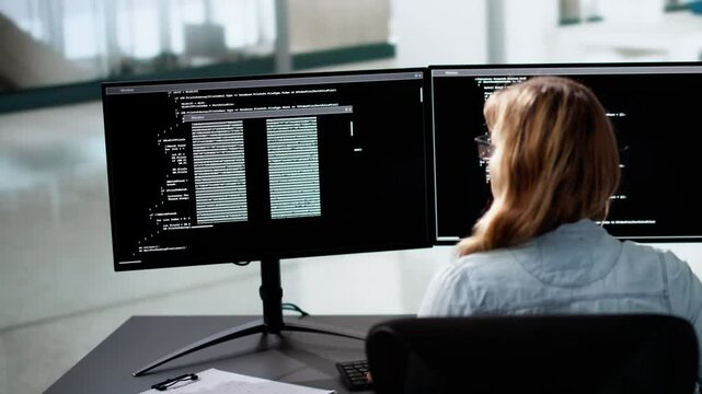 Software Programmer Or Coder Woman