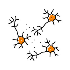 neurological treatment neuroscience neurology color icon vector. neurological treatment neuroscience neurology sign. isolated symbol illustration