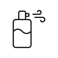Air freshener icon features clean lines and elegance, enhancing any digital concept.