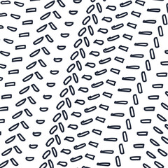 Elongated thin stones are repeated and create texture.