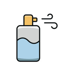 Air freshener icon features clean lines and elegance, enhancing any digital concept.