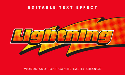 Editable text effect - 3D Cartoon theme style