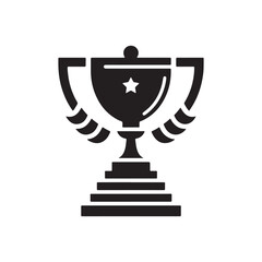 Sport Trophy Icon - Vector Illustration for Achievements and Awards