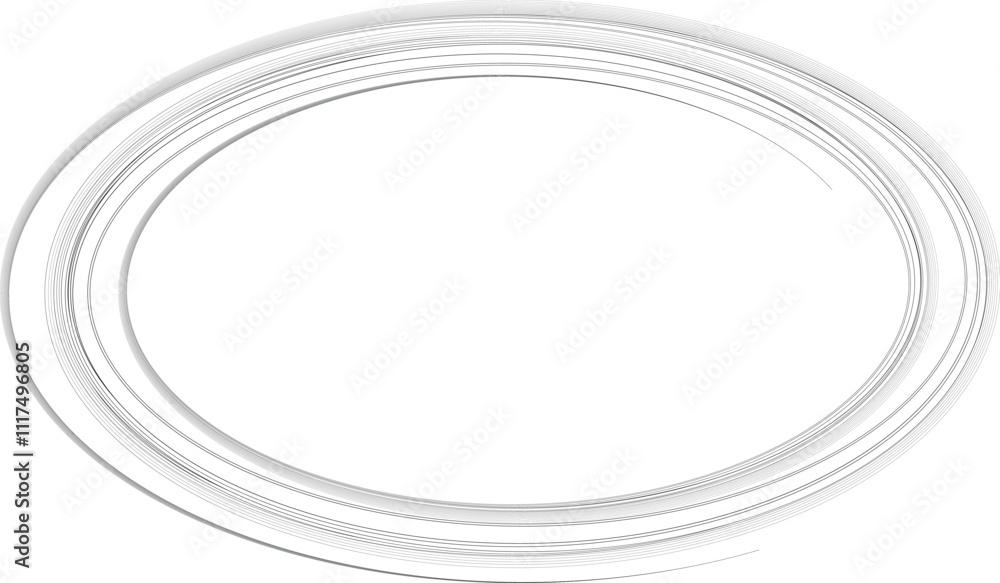 Poster abstract oval lines .elliptical frame with many circles . vector highlight ellipse line design .roun