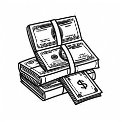 A stack of money