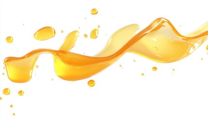 Fototapeta premium Stunning Orange Juice Splash in Motion