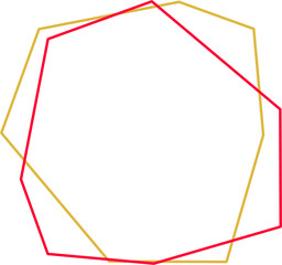 Obraz premium 칠각형4