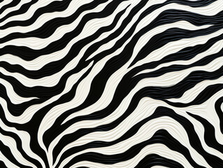 Attractive Zebra vector seamless pattern Animal print