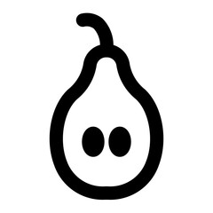 pear icon line style