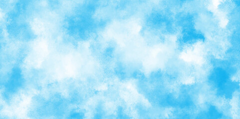 blue watercolor splash stroke of cloudy sky background, Pastel sky blue paper texture pattern background, soft cloudy sky blue watercolor background with soft tiny fogg or clouds.	