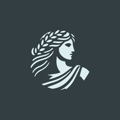 Aphrodite Goddess Logo