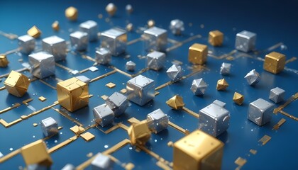 Clear Plain Shiny Warm Soft Vintage Bokeh Cloudy Wave Like Geometric Blue Background or Texture