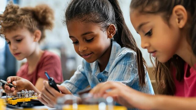 Project-based STEM learning initiatives, encouraging students to solve real-world problems through hands-on projects.