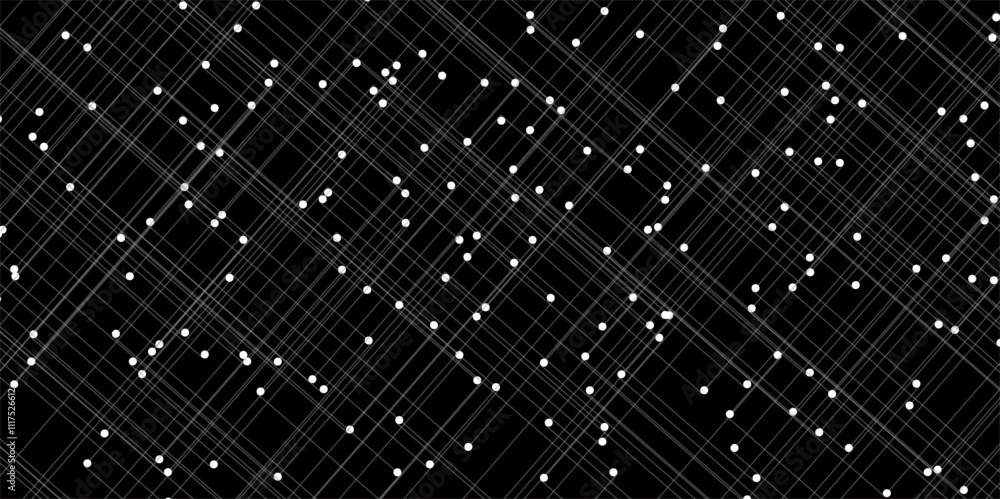Poster abstract lines in grey and white tone of many squares and rectangle shapes on white background. meta