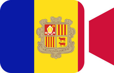 Andorra flag on Video Call