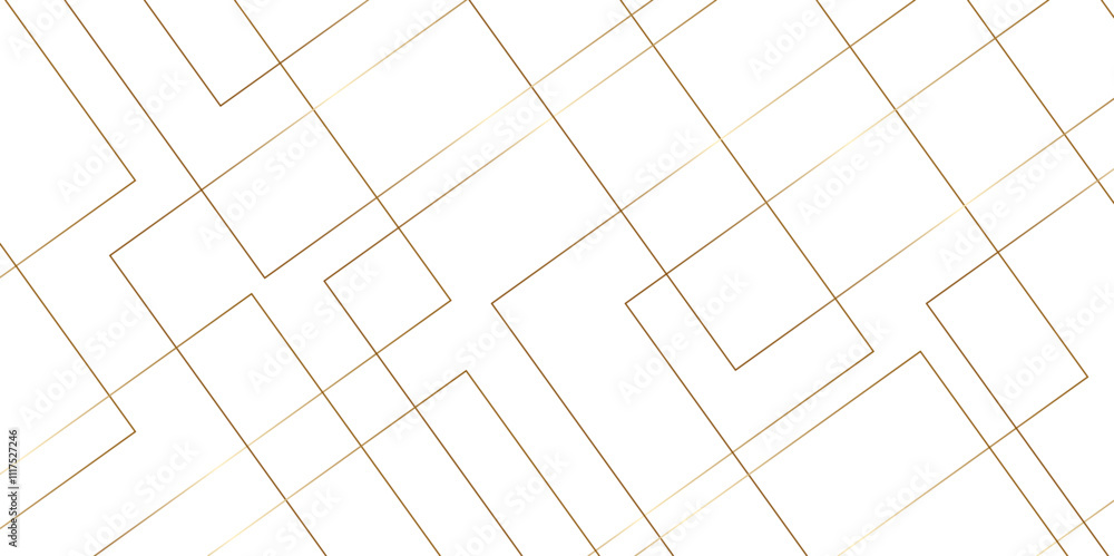 Poster mondrian style of diagonal square pattern vector. design geometric tile gold on black background. mo