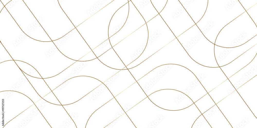 Poster mondrian style of diagonal square pattern vector. design geometric tile gold on black background. mo
