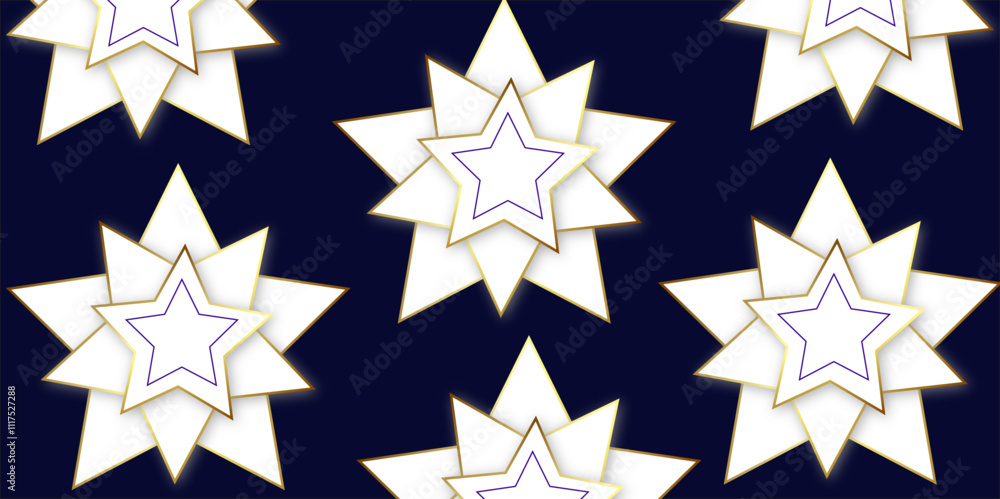 Poster abstract hipster style seamless pattern with stars. vector geometric background. background with sto