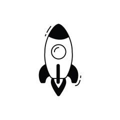 Rocket vector icon