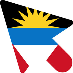 Antigua and Barbuda Flag On Curser