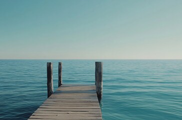 Obraz premium The Indian Ocean with its vast, tranquil waters, offering a serene and peaceful backdrop, perfect for relaxation and nature's beauty.