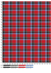 Plaid fabric pattern, blue, brown, cream, seamless for textiles, and for designing clothes, skirts or decorative fabrics. Vector illustration.