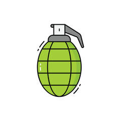 Grenade vector icon