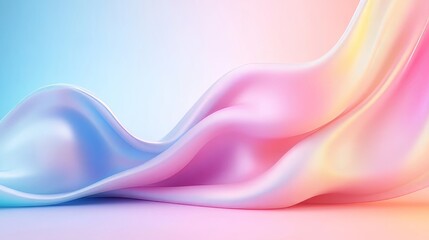 Naklejka premium Colorful 3D Model with Empty Background for Creative Projects