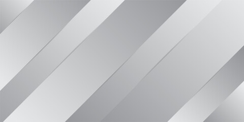 Fototapeta premium Gray and white diagonal lines, geometric architecture, delicate abstract background. Vector illustration