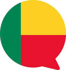Benin Falg on Chat Icon