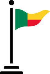 Benin Flag Free Icon