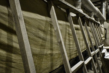 composite reinforcement, electromagnetic rods, plastic, polycomposite, production, metal, rod, gold, yellow, strong, plastic