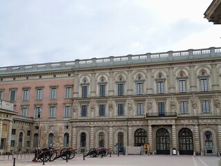 The Royal Palace (Kungliga slottet), outer courtyard, city center, Stockholm, Sweden