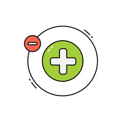 Fototapeta premium Proton vector icon