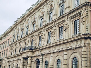 The Royal Palace (Kungliga slottet), outer courtyard, city center, Stockholm, Sweden