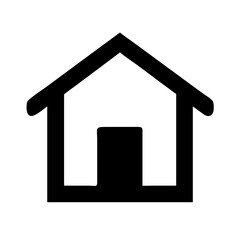 home icon on white background