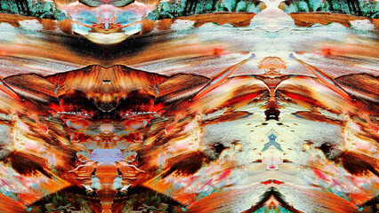 Abstract art background . Hand painting artwork on canvas .