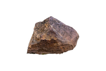The trees.Rocks and Stone on the Mountain .Isolated on White background with clipping path