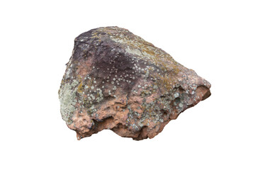 The trees.Rocks and Stone on the Mountain .Isolated on White background with clipping path